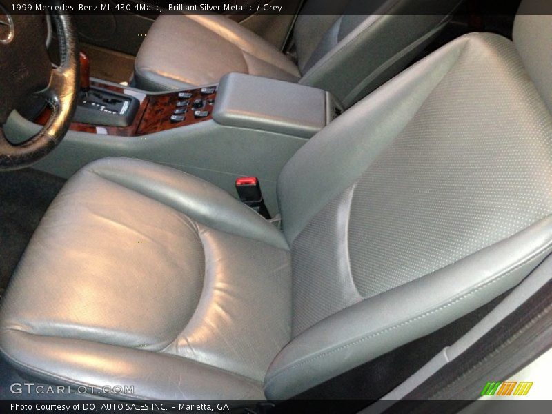 Brilliant Silver Metallic / Grey 1999 Mercedes-Benz ML 430 4Matic