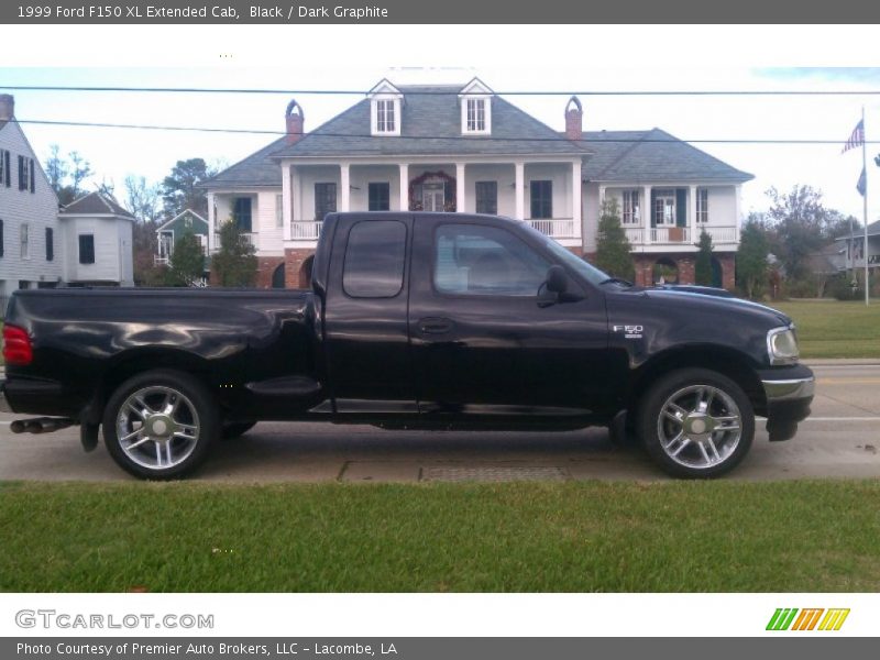 Black / Dark Graphite 1999 Ford F150 XL Extended Cab