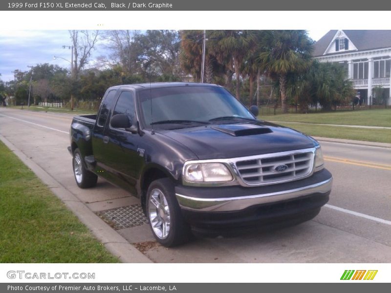 Black / Dark Graphite 1999 Ford F150 XL Extended Cab