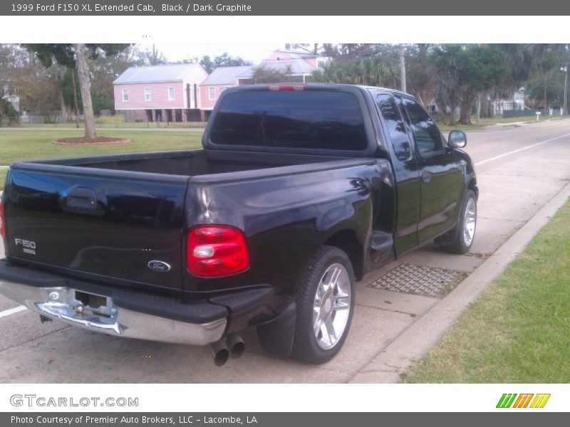 Black / Dark Graphite 1999 Ford F150 XL Extended Cab