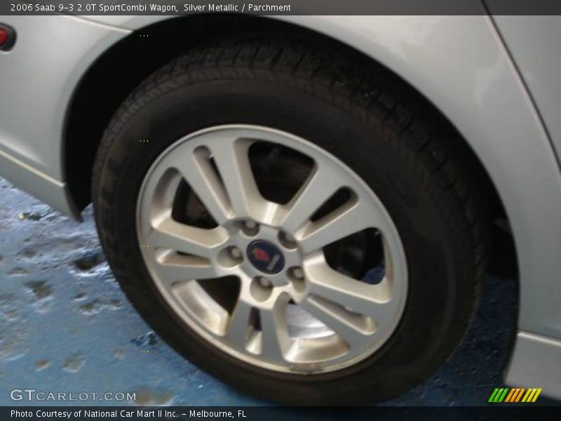 Silver Metallic / Parchment 2006 Saab 9-3 2.0T SportCombi Wagon