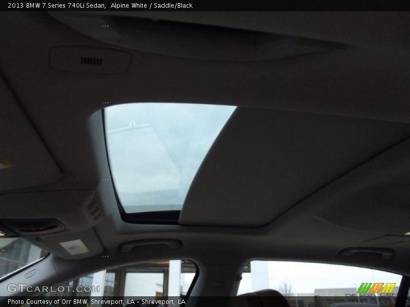 Alpine White / Saddle/Black 2013 BMW 7 Series 740Li Sedan