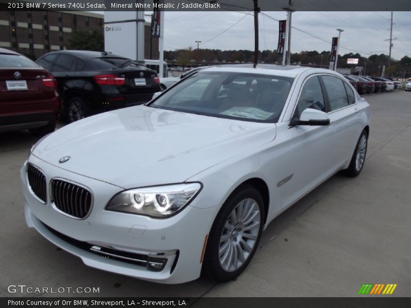 Front 3/4 View of 2013 7 Series 740Li Sedan