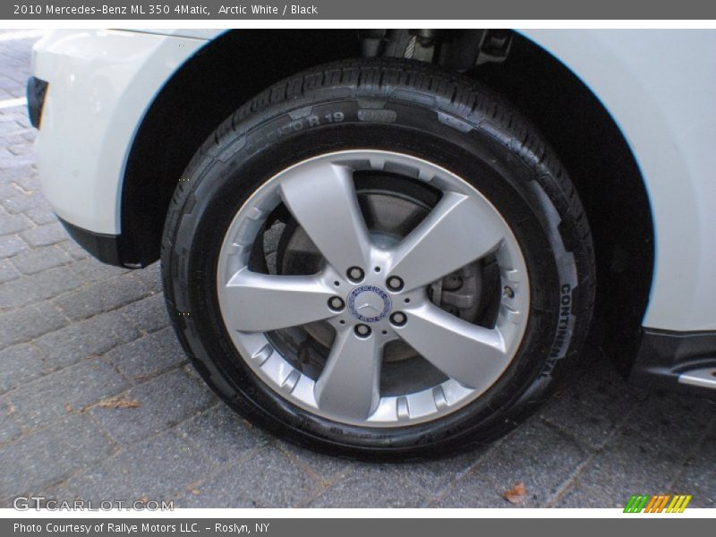 Arctic White / Black 2010 Mercedes-Benz ML 350 4Matic