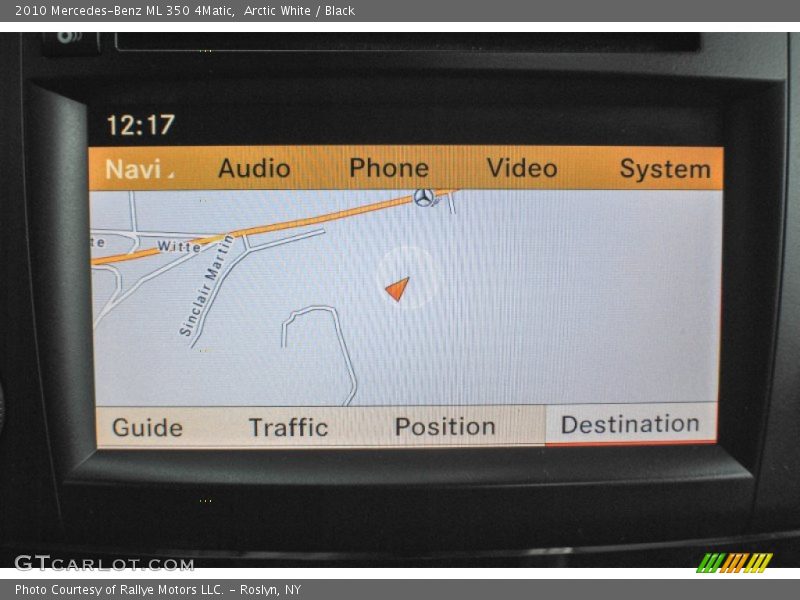 Arctic White / Black 2010 Mercedes-Benz ML 350 4Matic