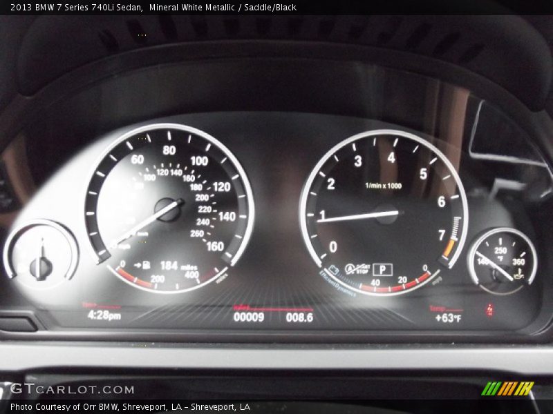  2013 7 Series 740Li Sedan 740Li Sedan Gauges