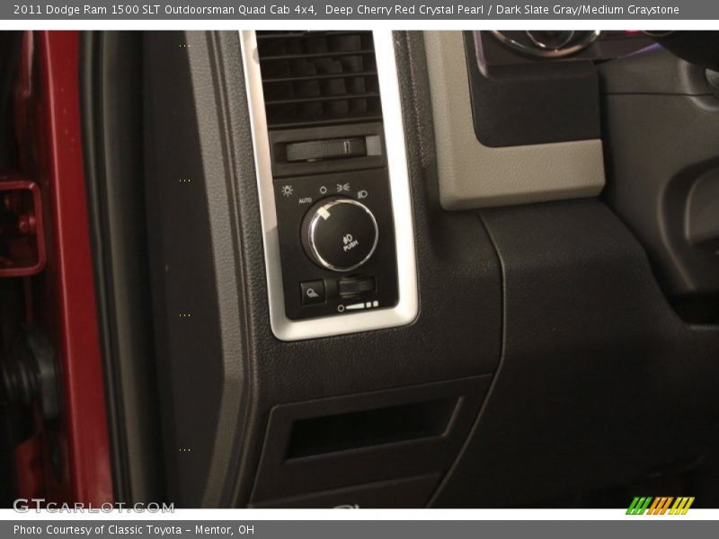 Deep Cherry Red Crystal Pearl / Dark Slate Gray/Medium Graystone 2011 Dodge Ram 1500 SLT Outdoorsman Quad Cab 4x4
