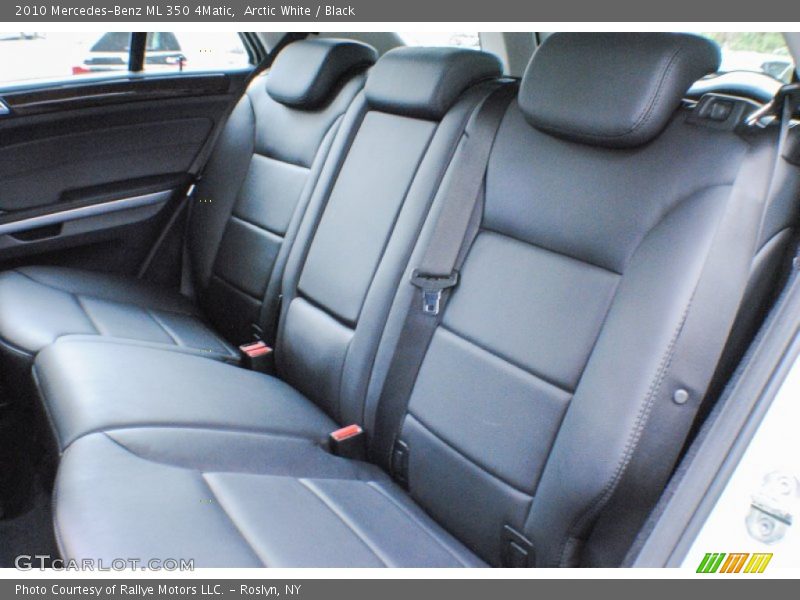 Arctic White / Black 2010 Mercedes-Benz ML 350 4Matic