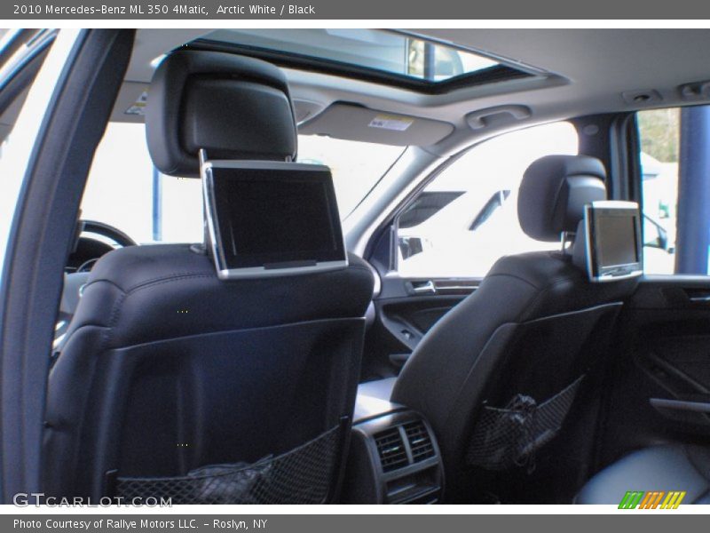 Arctic White / Black 2010 Mercedes-Benz ML 350 4Matic