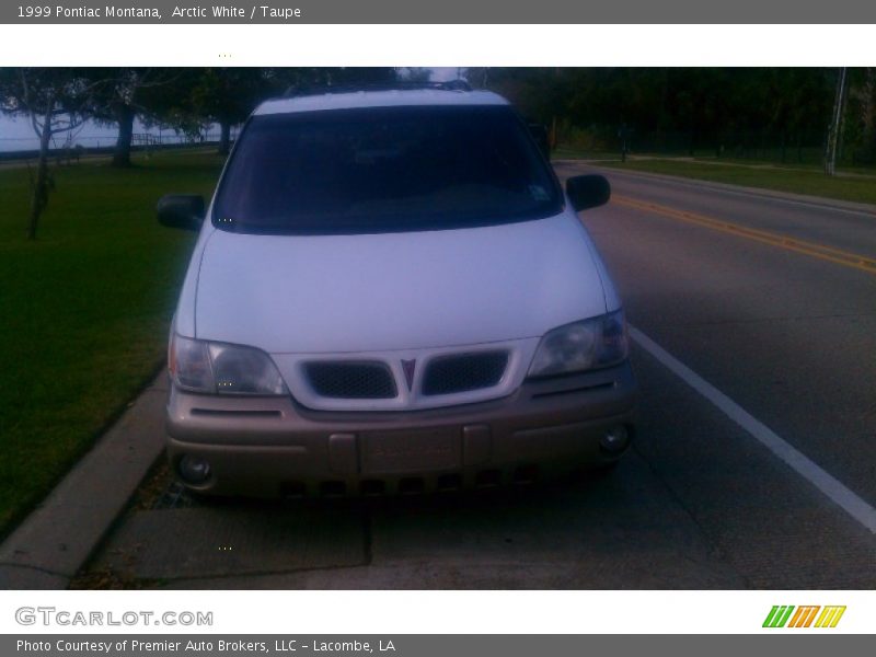 Arctic White / Taupe 1999 Pontiac Montana