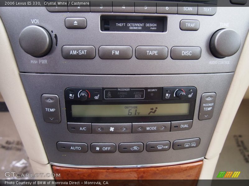 Controls of 2006 ES 330