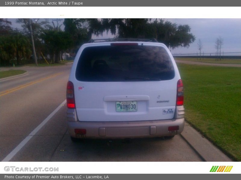 Arctic White / Taupe 1999 Pontiac Montana