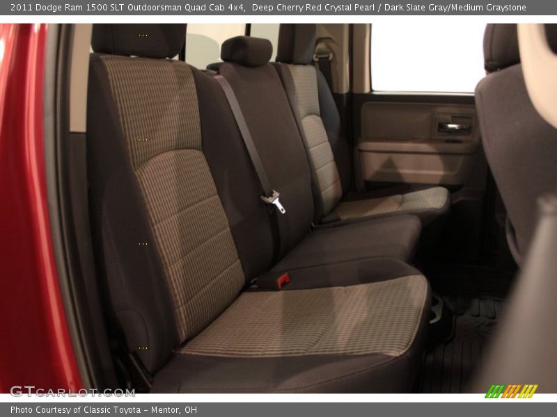 Deep Cherry Red Crystal Pearl / Dark Slate Gray/Medium Graystone 2011 Dodge Ram 1500 SLT Outdoorsman Quad Cab 4x4