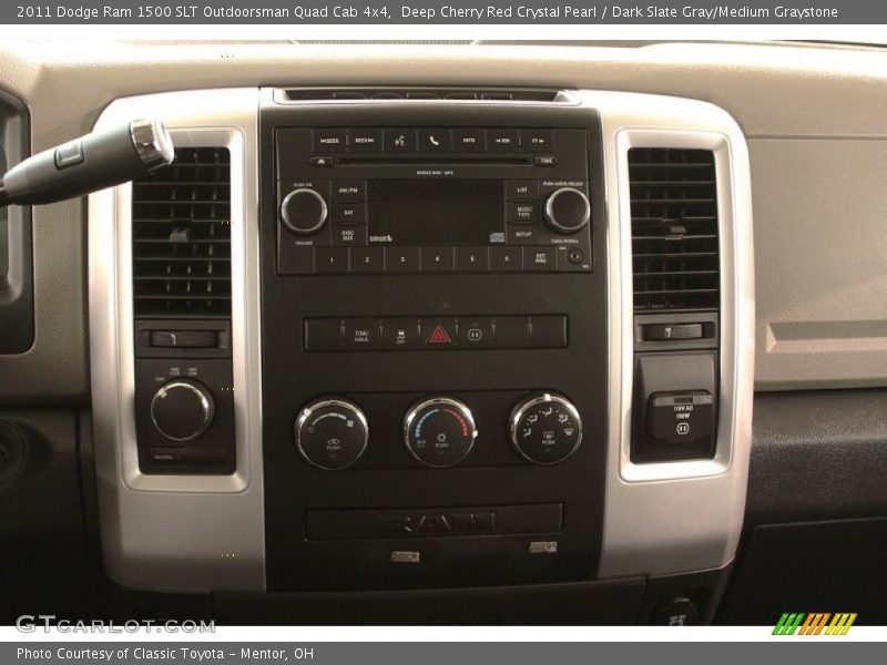 Deep Cherry Red Crystal Pearl / Dark Slate Gray/Medium Graystone 2011 Dodge Ram 1500 SLT Outdoorsman Quad Cab 4x4