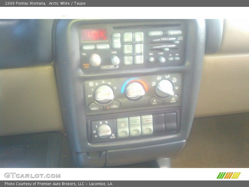 Arctic White / Taupe 1999 Pontiac Montana