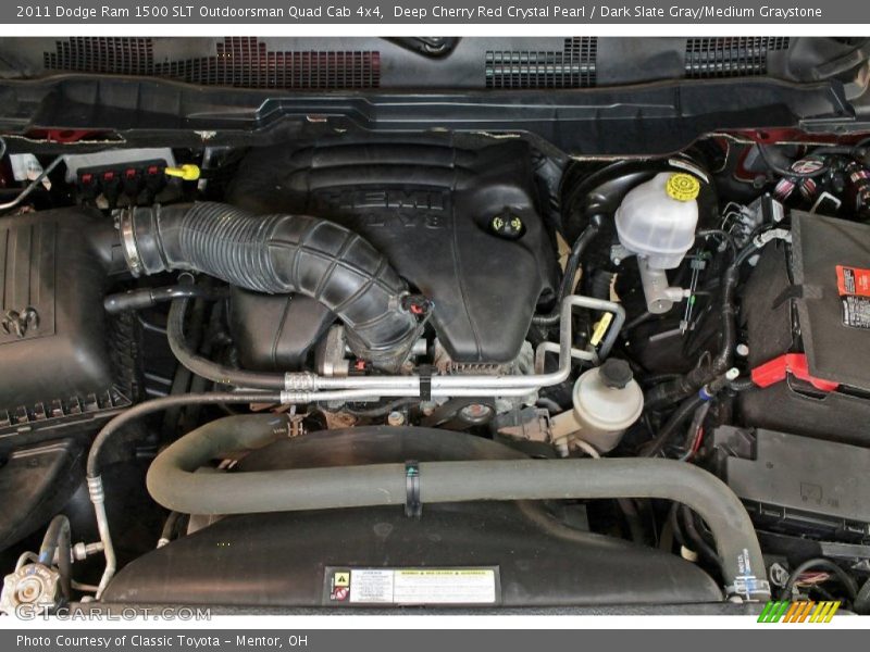  2011 Ram 1500 SLT Outdoorsman Quad Cab 4x4 Engine - 5.7 Liter HEMI OHV 16-Valve VVT MDS V8