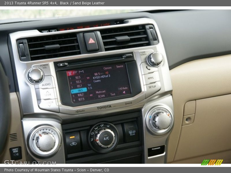 Black / Sand Beige Leather 2013 Toyota 4Runner SR5 4x4