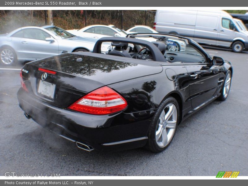 Black / Black 2009 Mercedes-Benz SL 550 Roadster