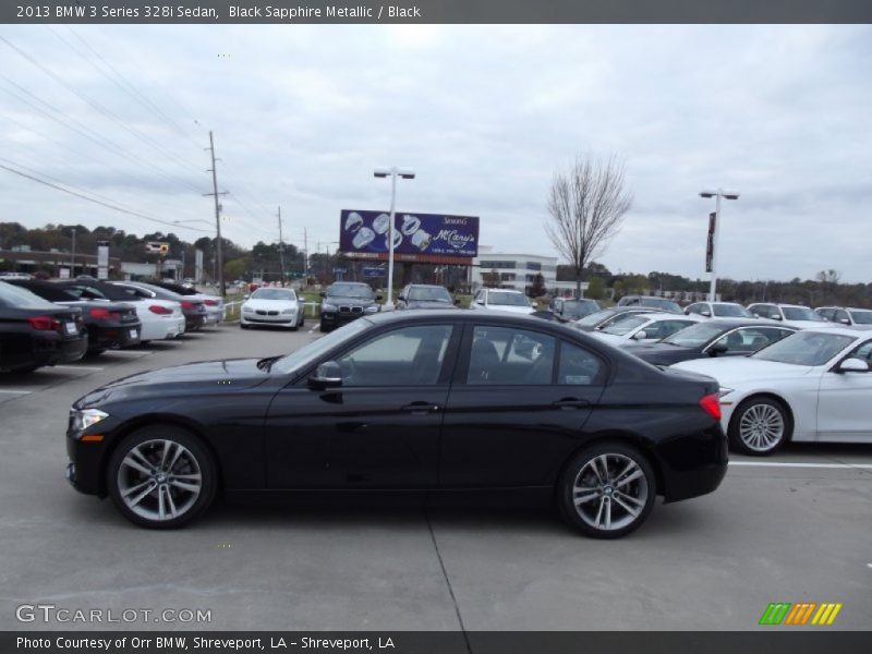 Black Sapphire Metallic / Black 2013 BMW 3 Series 328i Sedan