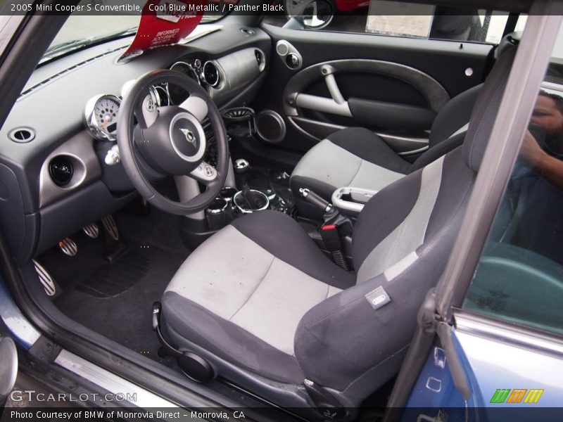 Cool Blue Metallic / Panther Black 2005 Mini Cooper S Convertible