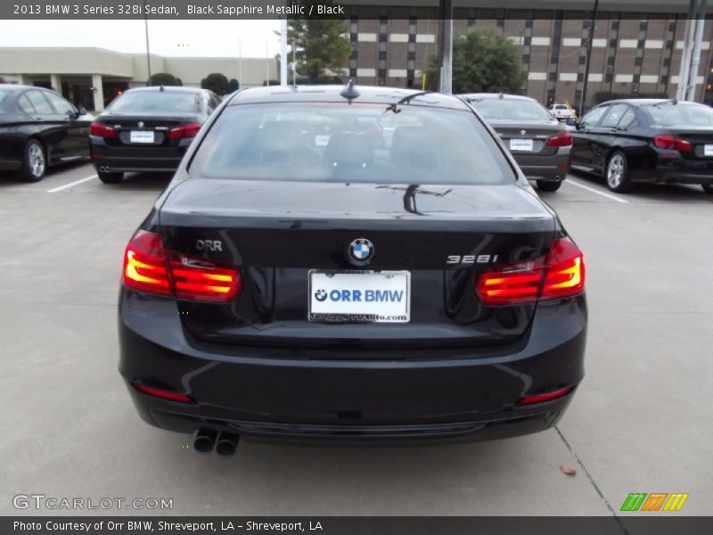 Black Sapphire Metallic / Black 2013 BMW 3 Series 328i Sedan