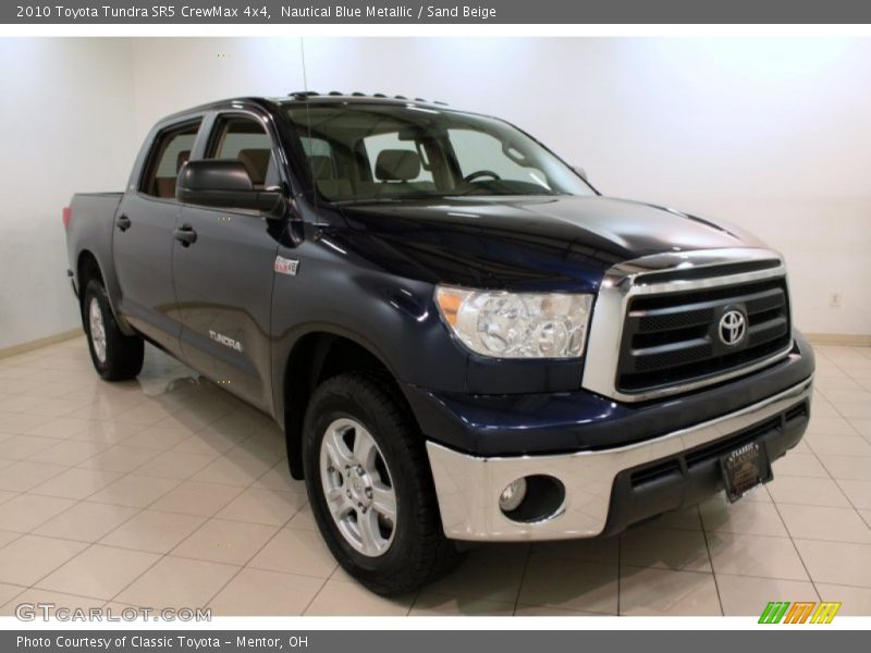 Nautical Blue Metallic / Sand Beige 2010 Toyota Tundra SR5 CrewMax 4x4