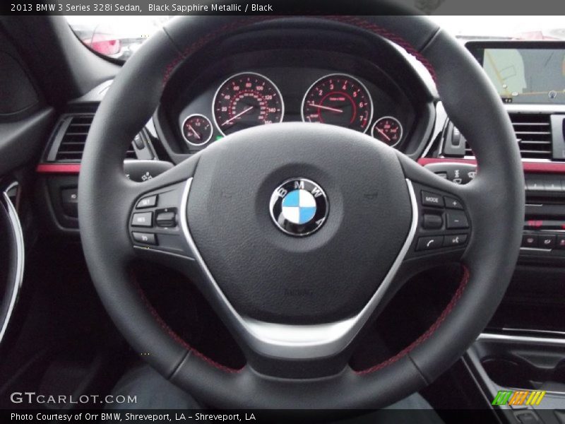 Black Sapphire Metallic / Black 2013 BMW 3 Series 328i Sedan