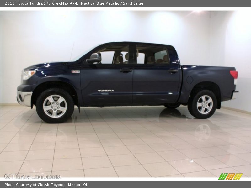 Nautical Blue Metallic / Sand Beige 2010 Toyota Tundra SR5 CrewMax 4x4