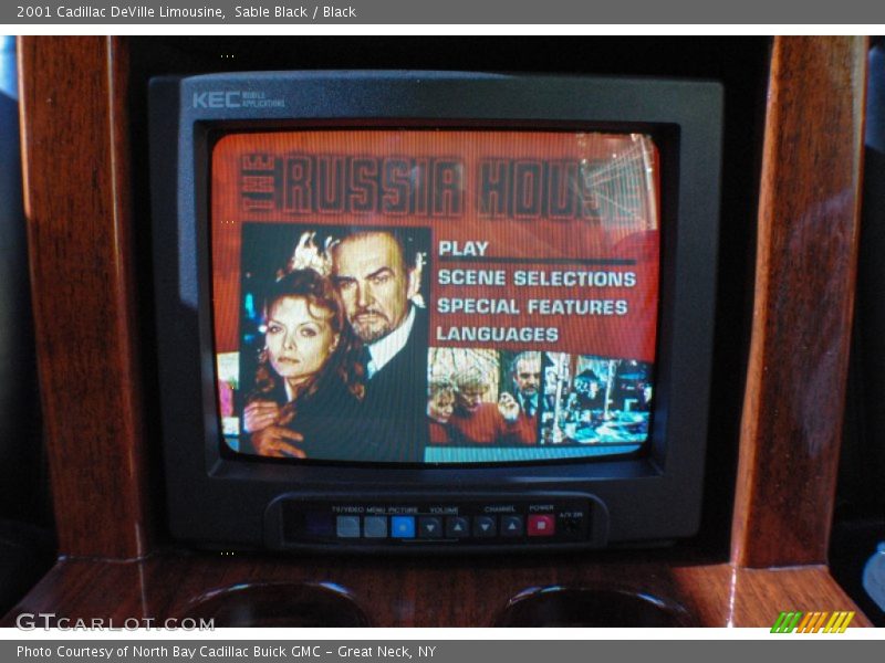 Sable Black / Black 2001 Cadillac DeVille Limousine