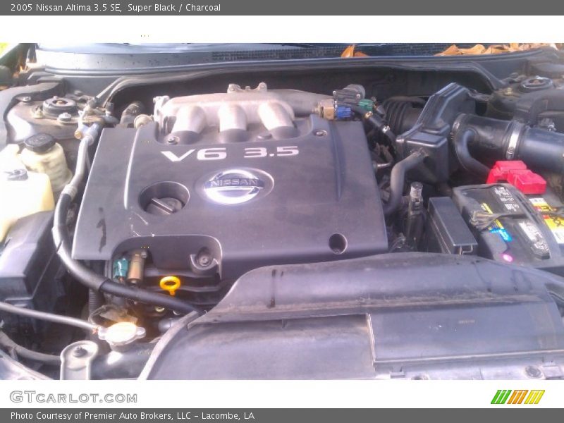 Super Black / Charcoal 2005 Nissan Altima 3.5 SE