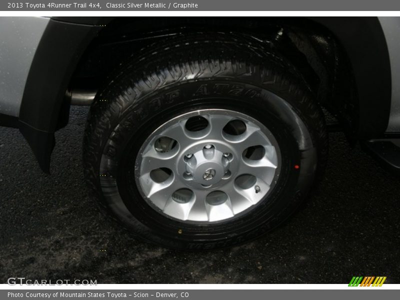 Classic Silver Metallic / Graphite 2013 Toyota 4Runner Trail 4x4