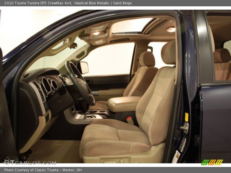 Nautical Blue Metallic / Sand Beige 2010 Toyota Tundra SR5 CrewMax 4x4