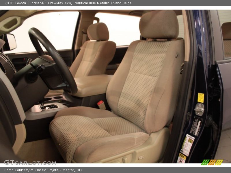 Nautical Blue Metallic / Sand Beige 2010 Toyota Tundra SR5 CrewMax 4x4