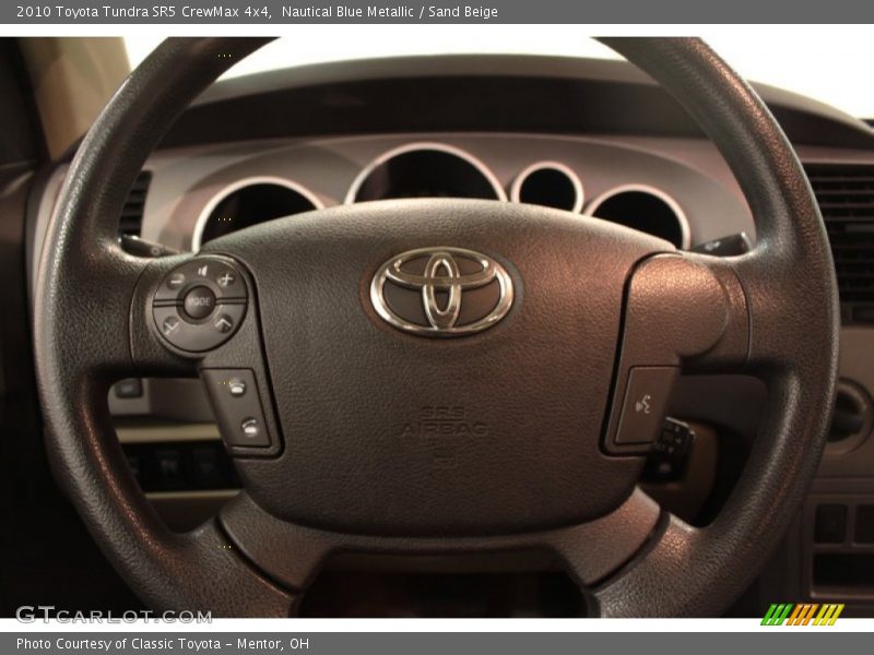 Nautical Blue Metallic / Sand Beige 2010 Toyota Tundra SR5 CrewMax 4x4