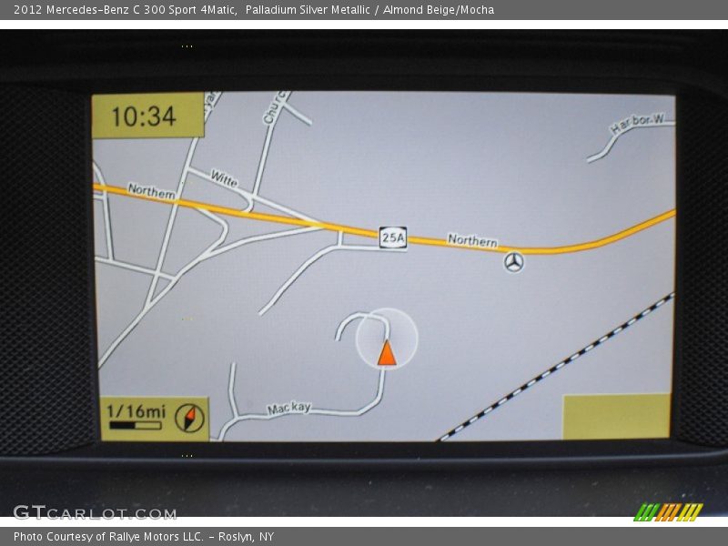 Navigation of 2012 C 300 Sport 4Matic