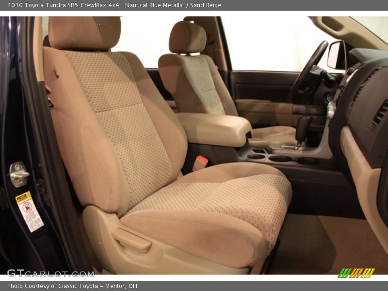 Nautical Blue Metallic / Sand Beige 2010 Toyota Tundra SR5 CrewMax 4x4