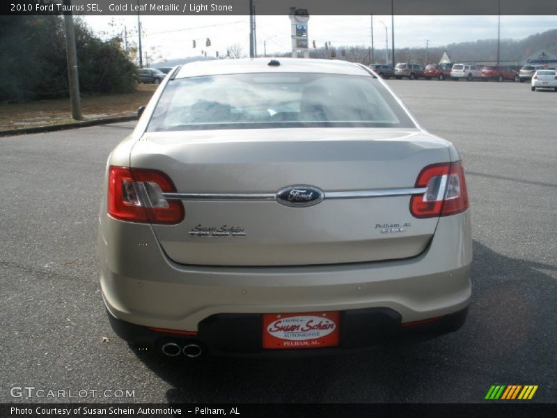 Gold Leaf Metallic / Light Stone 2010 Ford Taurus SEL