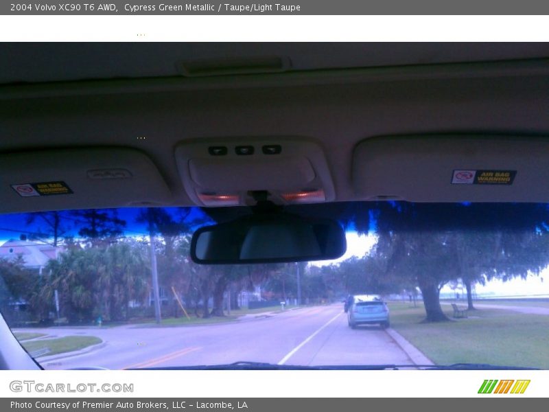 Cypress Green Metallic / Taupe/Light Taupe 2004 Volvo XC90 T6 AWD