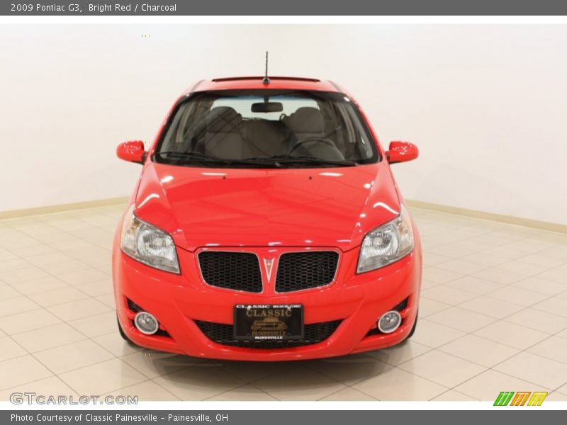 Bright Red / Charcoal 2009 Pontiac G3