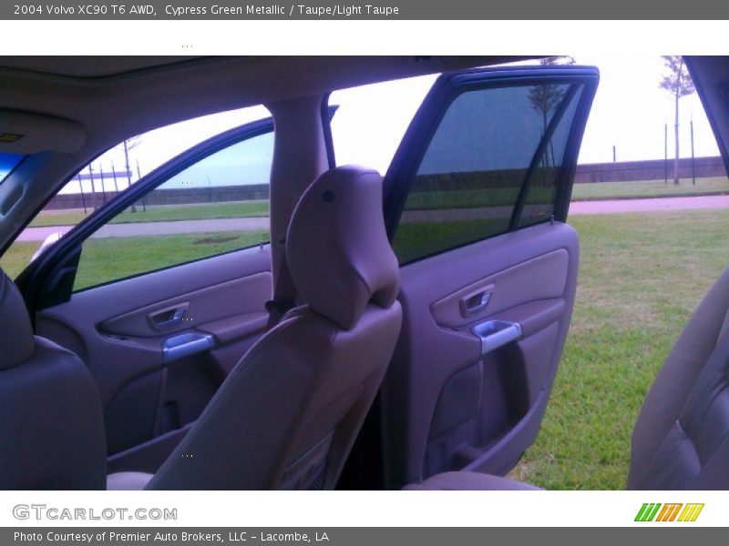 Cypress Green Metallic / Taupe/Light Taupe 2004 Volvo XC90 T6 AWD