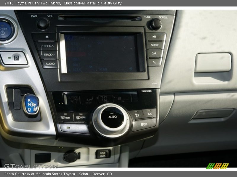 Classic Silver Metallic / Misty Gray 2013 Toyota Prius v Two Hybrid
