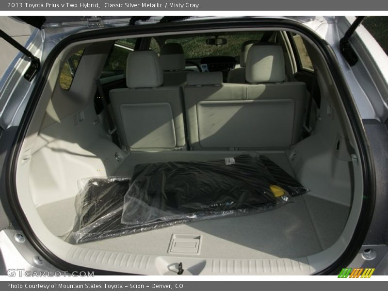 Classic Silver Metallic / Misty Gray 2013 Toyota Prius v Two Hybrid