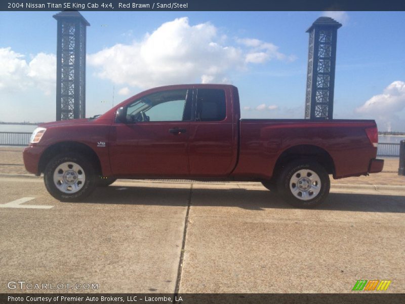 Red Brawn / Sand/Steel 2004 Nissan Titan SE King Cab 4x4