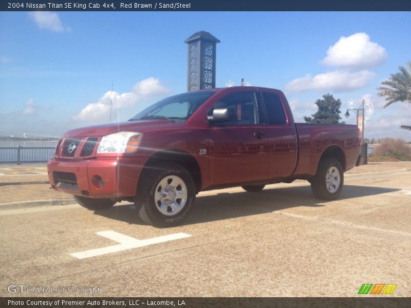 Red Brawn / Sand/Steel 2004 Nissan Titan SE King Cab 4x4