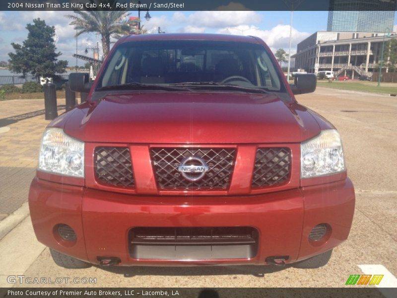 Red Brawn / Sand/Steel 2004 Nissan Titan SE King Cab 4x4