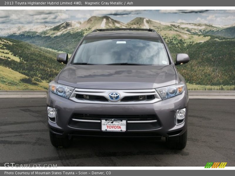 Magnetic Gray Metallic / Ash 2013 Toyota Highlander Hybrid Limited 4WD