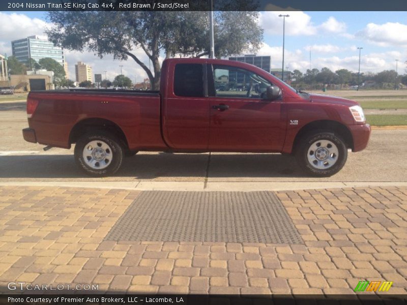 Red Brawn / Sand/Steel 2004 Nissan Titan SE King Cab 4x4