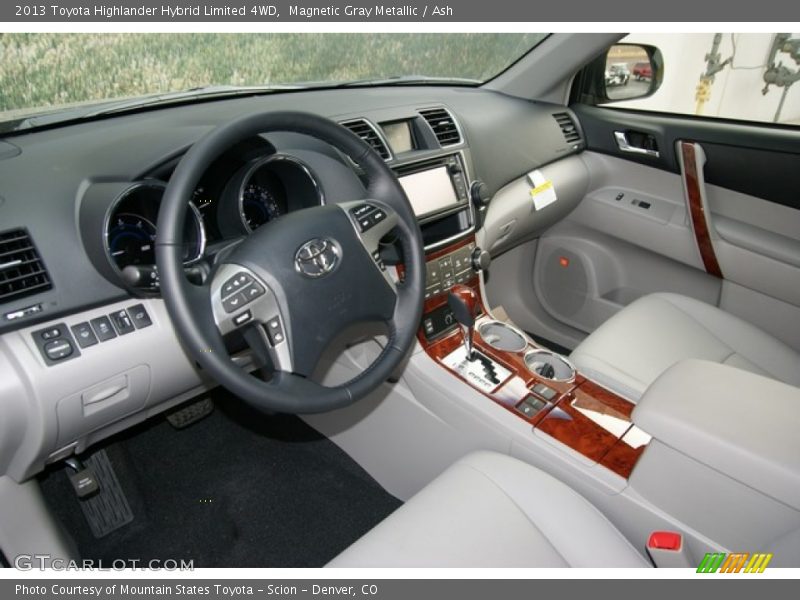 Ash Interior - 2013 Highlander Hybrid Limited 4WD 