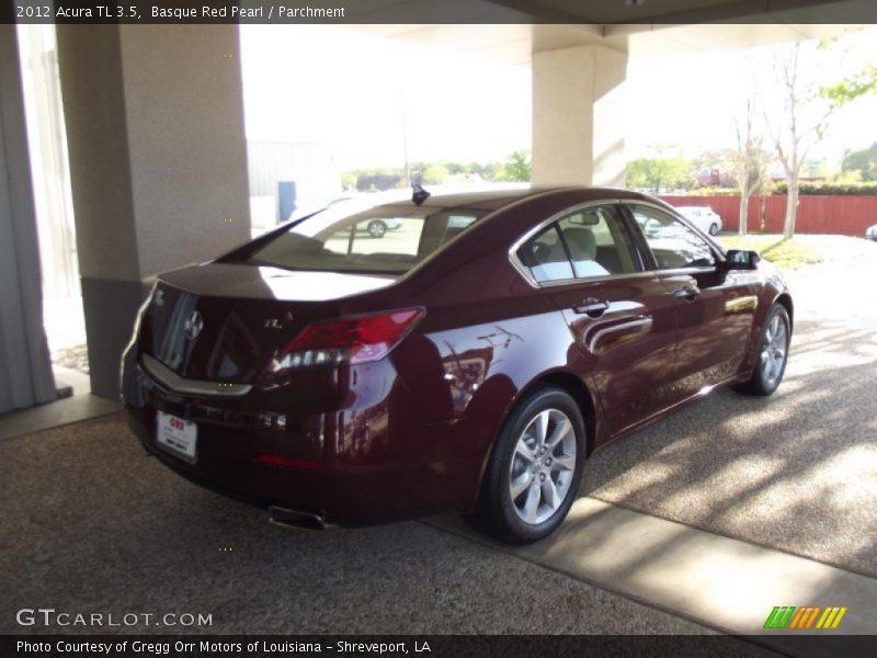 Basque Red Pearl / Parchment 2012 Acura TL 3.5