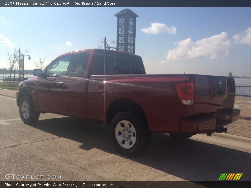 Red Brawn / Sand/Steel 2004 Nissan Titan SE King Cab 4x4